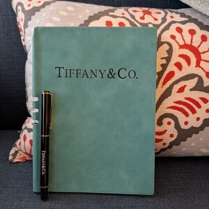 GWP/VIP Tiffany & Co. Teal Notebook and Pen Set